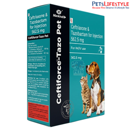 Mankind Ceftiforce Tazo Injection 562.5mg