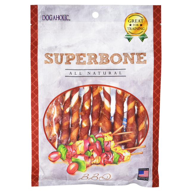Superbone Chicken Stick Dog Treat BBQ-170g