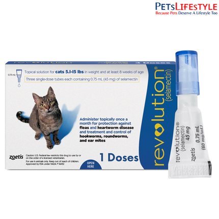 Zoetis Revolution Selamectin for Cats  Exp 05/2028