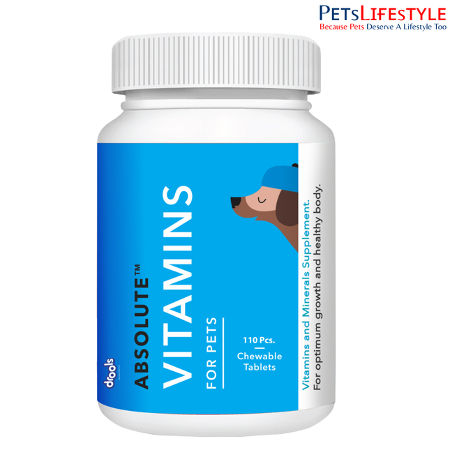 Drools Absolute Vitamin Tablet Dog Supplement for Dogs