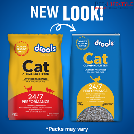Drools Lavender Scented Clumping Cat Litter