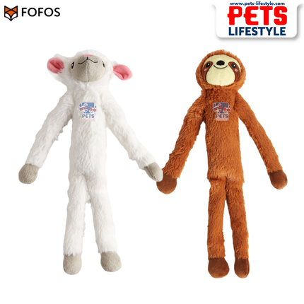 The FOFOS Sloth & Sheep Dog Toy 2-Pack