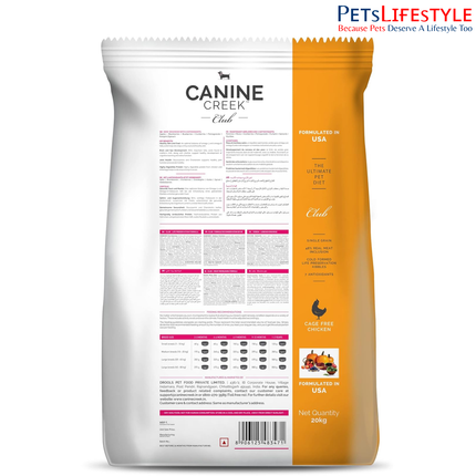 Canine Creek Club Ultra Premium Dog Dry Food