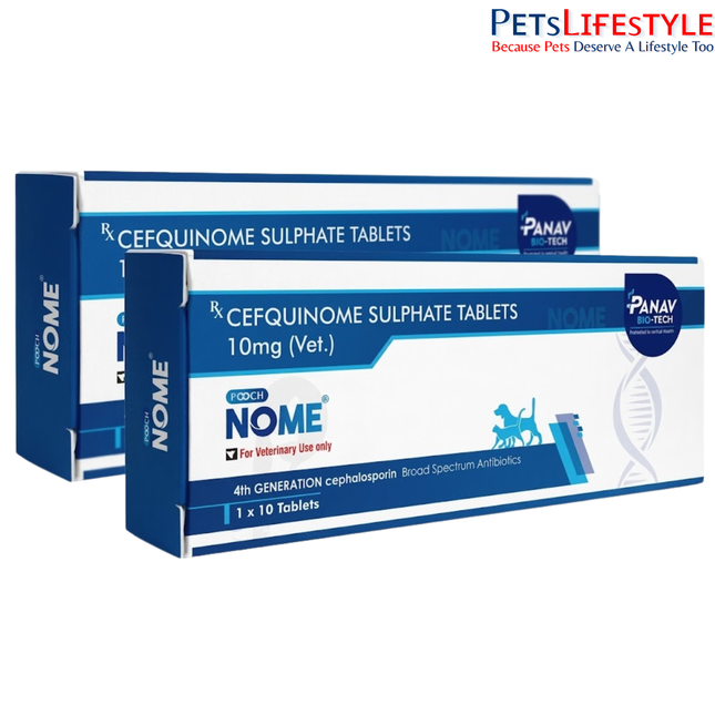 Pooch Nome (Cefquinome Sulphate Tablets 10mg)