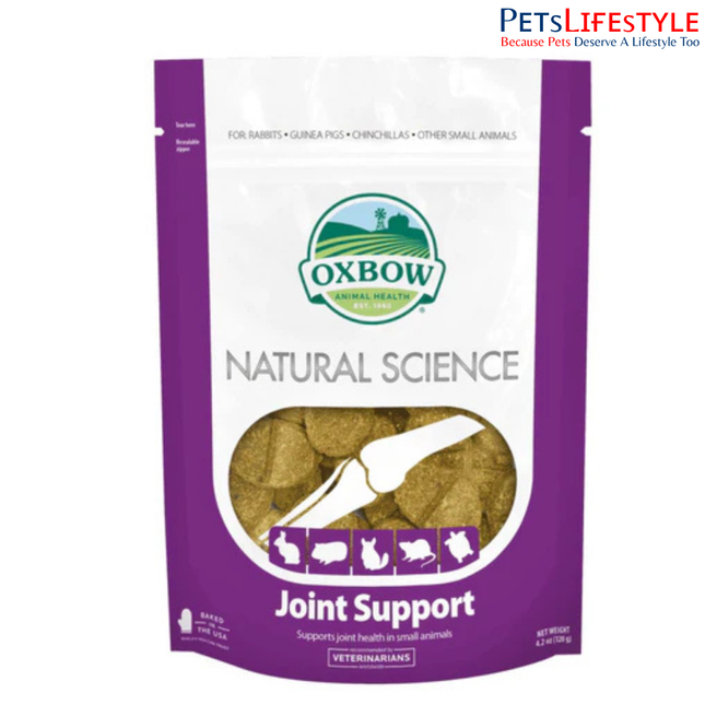 Oxbow Natural Science Joint Support Supplement for Rabbits, Guinea Pigs & Small Pets (120 g)