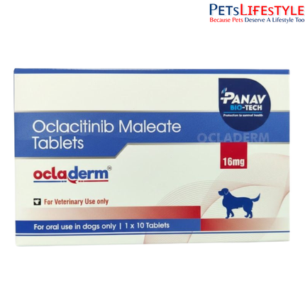 Ocladerm Oclacitinib Maleate 16 mg Tablets for Dogs