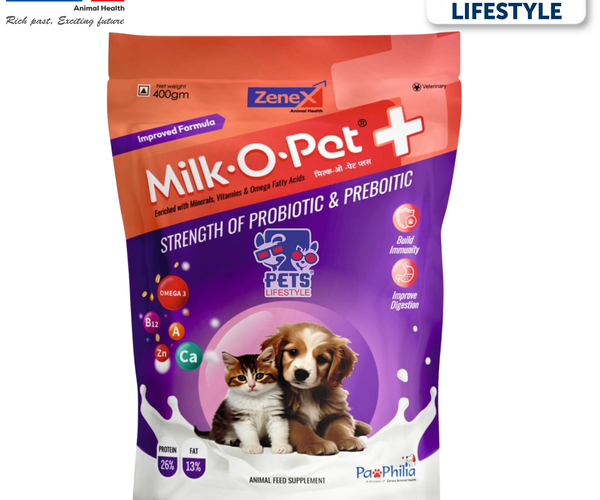 Zenex Milk O Pet Powder Nutritional | Pet Supplement India