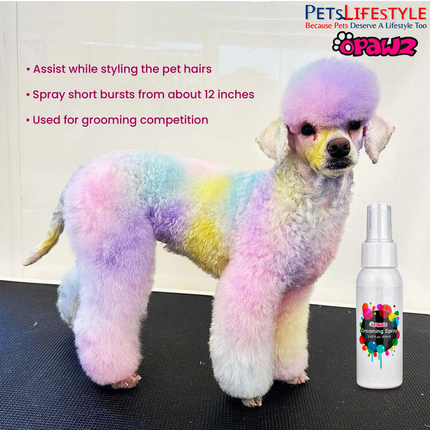 OPAWZ Grooming Spray for Pets – 60 ml | Professional Coat Styling Spray