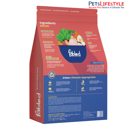 Fabled Complete Food For Small And Medium Breed Pupples (3-12 Months)