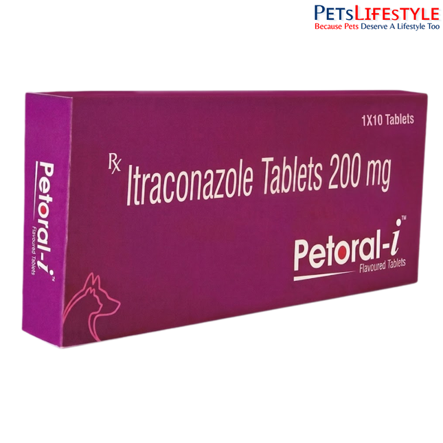 TTK Petoral-I 200 mg Itraconazole Tablets for Dogs & Cats – Advanced Antifungal Therapy