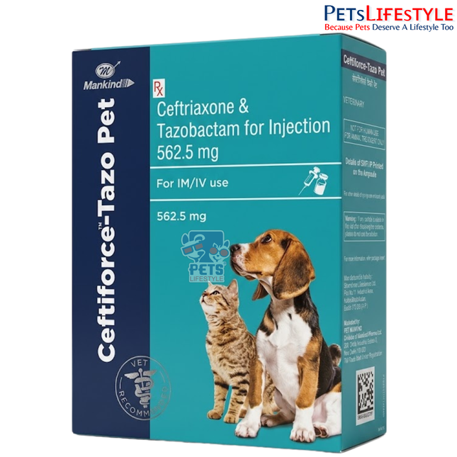 Mankind Ceftiforce Tazo Injection 562.5mg