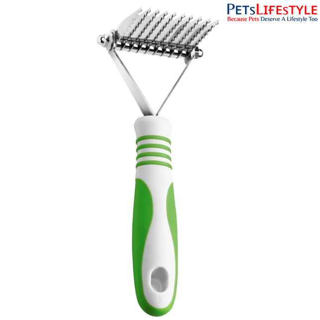 Andis Dematting Rake for Dogs & Cats – Lime Green