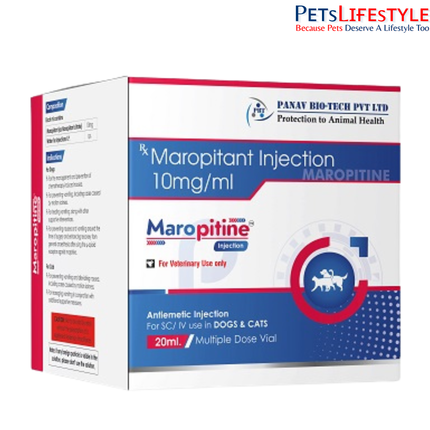 Maropitine Maropitant Injection 10 mg/ml for Dogs & Cats (20 ml)