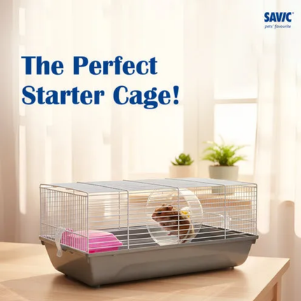 Savic Martha Hamster Cage (Small) – Compact Starter Home for Hamsters & Small Pets