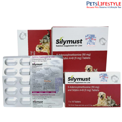 Silymust Liver Support Tablets for Small Dogs & Cats (Up to 5.5 kg)
