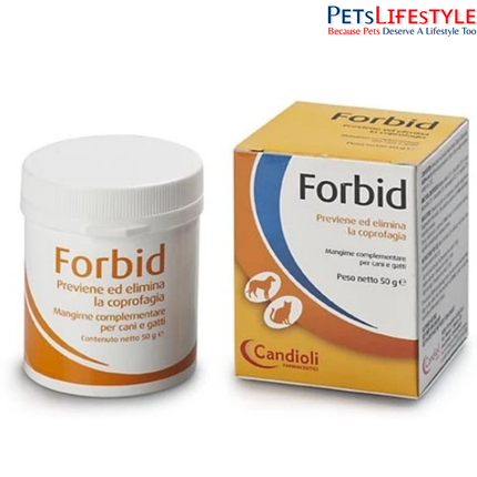 Forbid Coprophagy Control Powder for Dogs & Cats Prevent Stool Eating Habit (50 g)