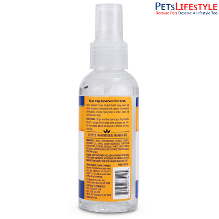 Arm & Hammer Tartar Control Dental Spray for Dogs Mint 118 ml | Fresh Breath & Gum Care Oral Spray