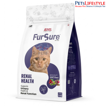 AIMIL FurSure Renal Health Cat Food | Veterinary Diet for Kidney Support & Urinary Wellness in Cats