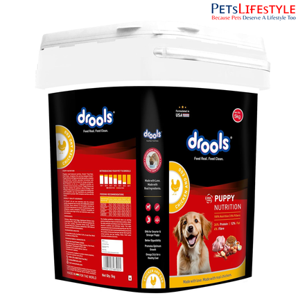 Drools Daily Nutrition Chicken and Egg Puppy Dog Dry Food