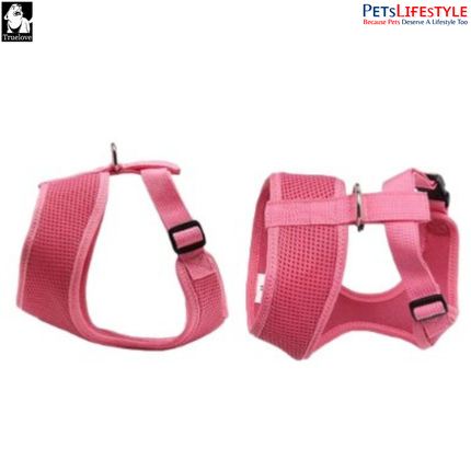 Truelove Cat & Small Dog Harness – Pink – Lightweight Comfort Harness