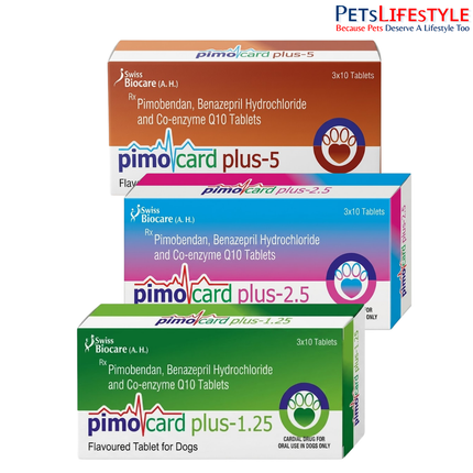 Pimocard Plus ( Pimobendan & Benazepril) Chewable Tablets for Dogs