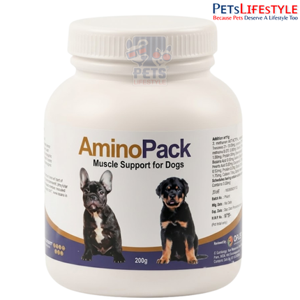 Opus Pet Mino Pack | Advanced Muscle Development & Recovery Supplement for Dogs | 200 g