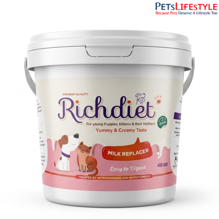 Richdiet Milk Replacer for Puppies & Kittens – 400g