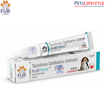 Furtrak Eye Ointment for Dogs & Cats – Tacrolimus Ophthalmic Ointment Exp 06/2026