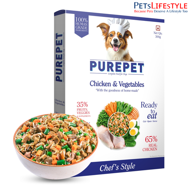 PurePet Chicken & Vegetable Biryani Fresh Dog Food 300g