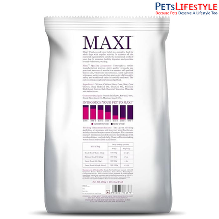 Drools Maxi Adult Dog Dry Food ( Chicken and Liver ) 20kg
