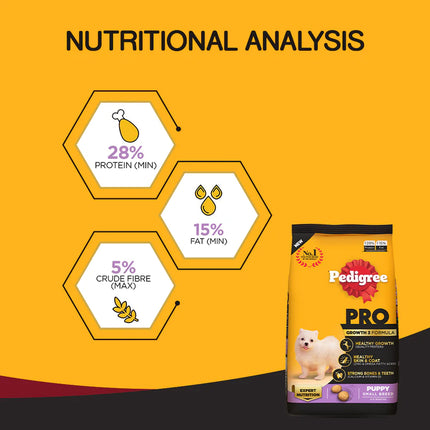 Pedigree PRO Expert Nutrition Small Breed (2-9 Months) Dry Puppy Food