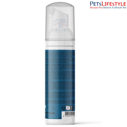 Savavet Dermoscent Essential Mousse Dry Shampoo for Cats – Rinse-Free Cleansing Foam (150 ml)