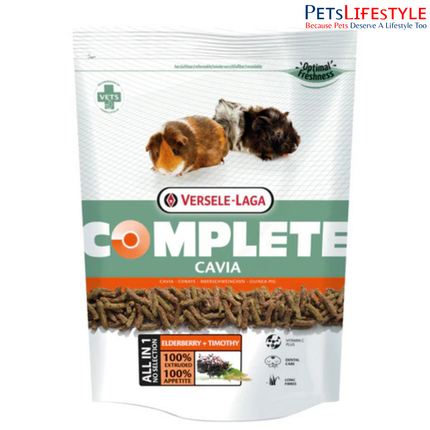 Versele-Laga Complete Cavia Guinea Pig Food – Fibre-Rich All-in-One Extrudates
