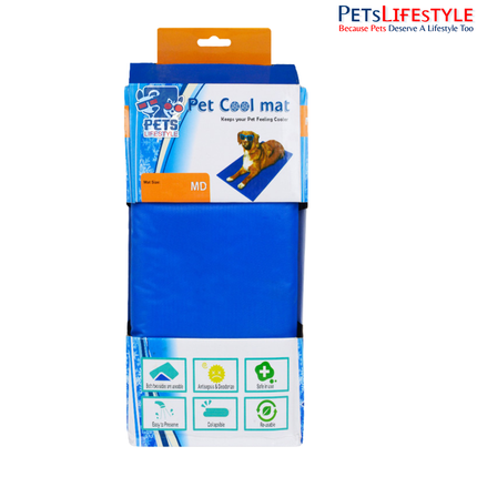 Cooling Mat for Dogs Medium – Reusable Self-Cooling Pet Cool Mat (Double-Sided Use)