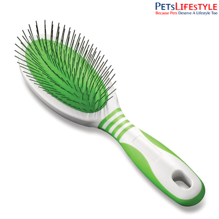 Andis Pin Brush for Medium & Long Hair Dogs – Medium & Large