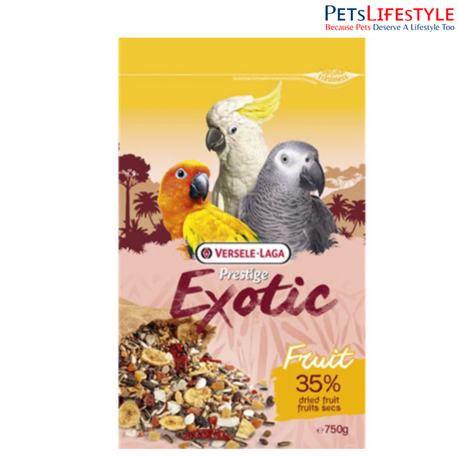 Prestige Premium Versele Laga Exotic Fruit Mix For Birds 600g