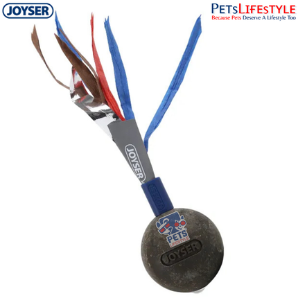 JOYSER Catnip Ball with Ribbons – Blue/Pink | Interactive Cat Toy