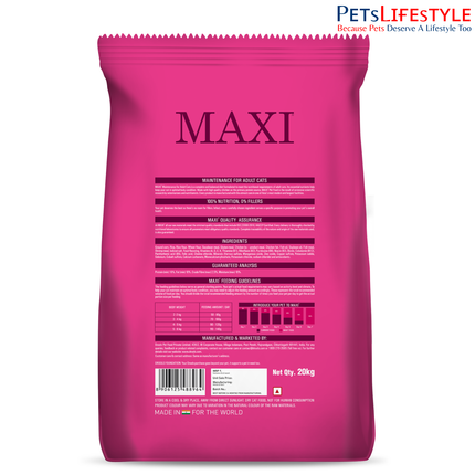 Maxi Maintenance Cat Adult Food 20kg