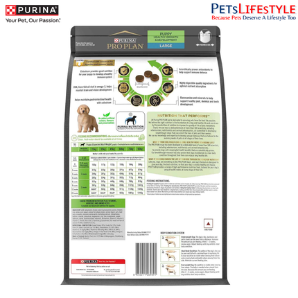 PURINA PRO PLAN Large Breed Dry Puppy Food - Chicken