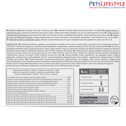 Dermoscent Keravita Skin & Coat Supplement for Dogs & Cats (30 Tablets)