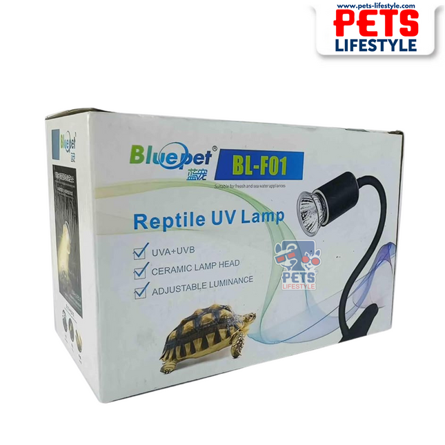 PᴇᴛsLɪғᴇsᴛʏʟᴇ BL-F01 Turtle PROTECTOR L.E.D for Aquarium Tank (with 50W UVA + UVB Bulb)