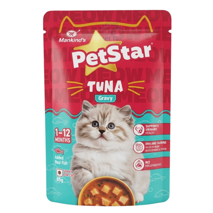 Mankind PetStar Tuna Kitten Wet Cat Food – 85g