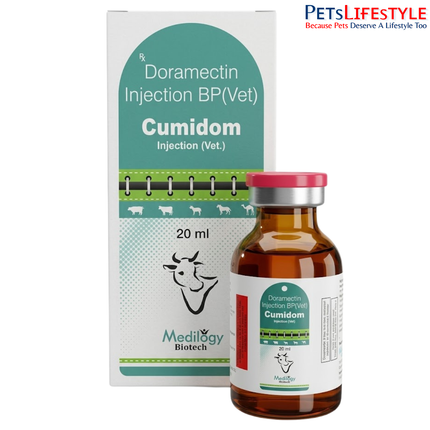 Cumidom Injection | Doramectin 10 mg Injection (Vet) 20 ml