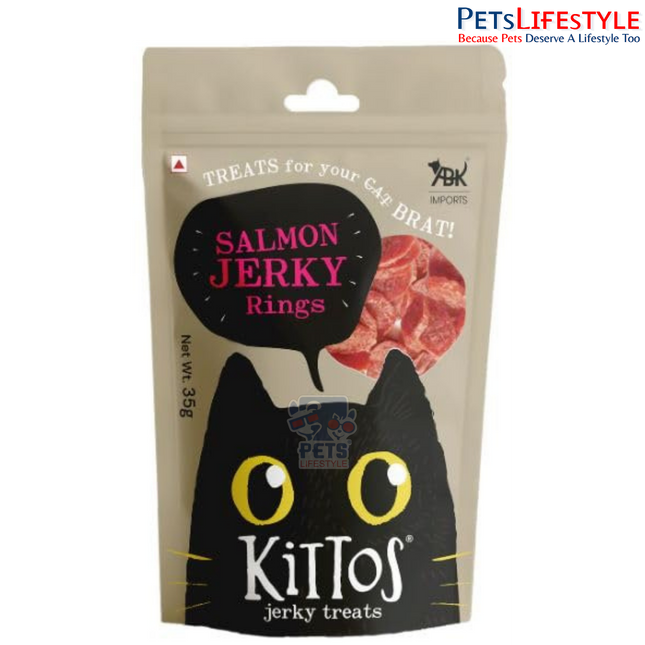 Kittos Purr Fect Salmon Rings Cat Treats