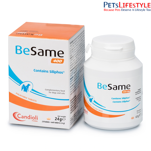 BeSame Liver Support Tablets for Dogs & Cats with Siliphos & Oxomet (200 mg / 400 mg)