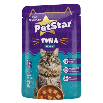 Mankind PetStar Tuna Adult Cat Wet Food – 85g