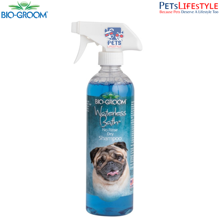 Biogroom Water-less Bath Pet Shampoo for Dogs & Cats – No Rinse Formula