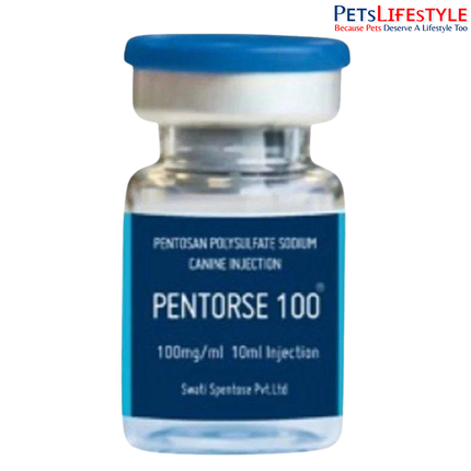 SWATI Pentorse 100 Injection for Dogs 10 ml | Pentosan Polysulfate Sodium for Osteoarthritis & Joint Support