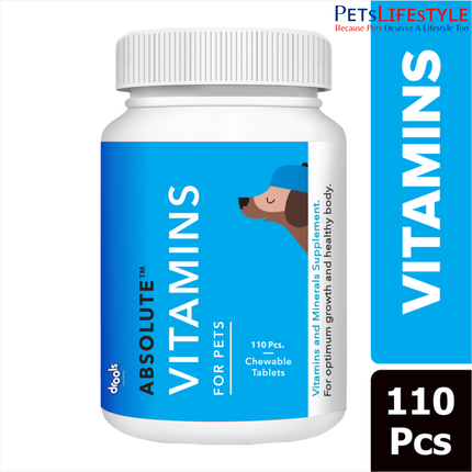 Drools Absolute Vitamin Tablet Dog Supplement for Dogs