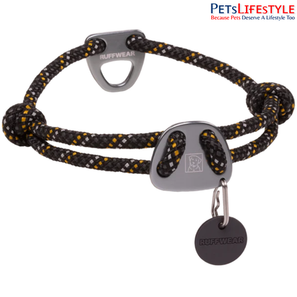 Ruffwear Knot-a-Collar | Reflective Climbing Rope Dog Collar with Aluminum V-Ring